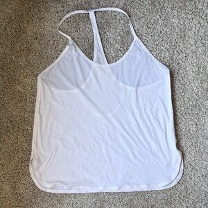 lululemon athletica White Racerback Tank Top